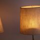 Pair of vintage Scandinavian brass lamps 1970