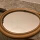 Miroir à main bambou osier rotin vintage
