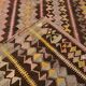 3x10 Pink & Brown Tribal Kilim Runner Rug, 88x313Cm