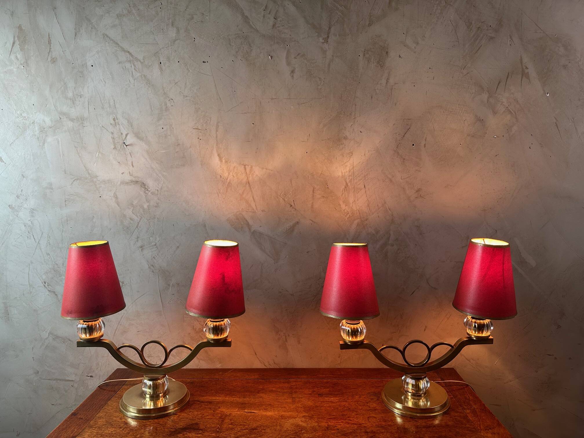 Pair of 1950 lamps