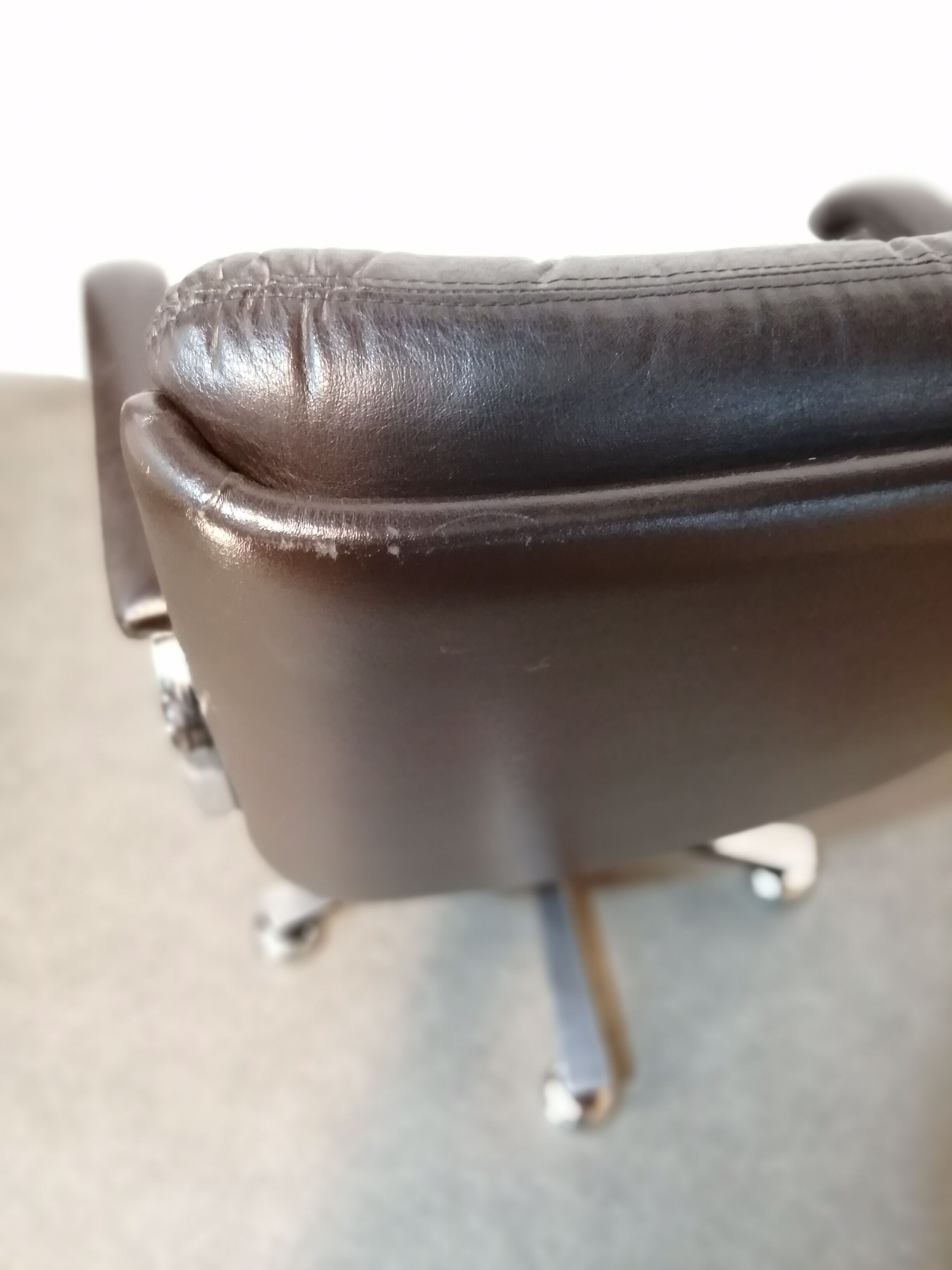 Fauteuil de bureau italien vintage