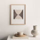 Peinture sur papier illustration M176 signée Eawy