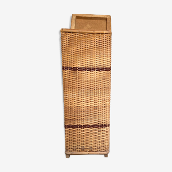 Rattan storage basket