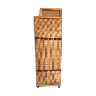 Rattan storage basket