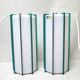 Two-tone white green pendant lamp Harvey Guzzini 60s
