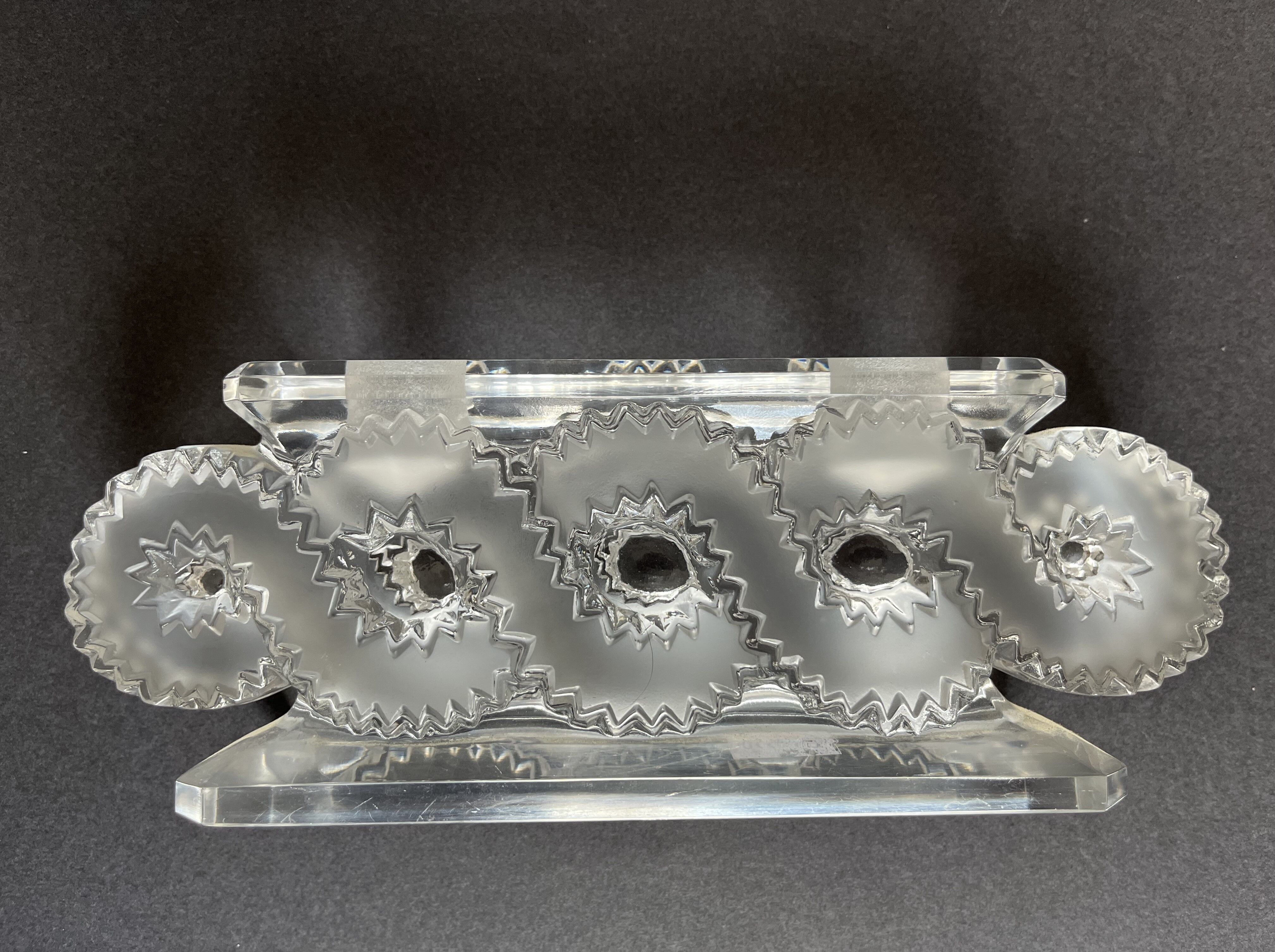 Bougeoir Lalique modèle Auriac