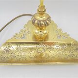 Brass desk lamp