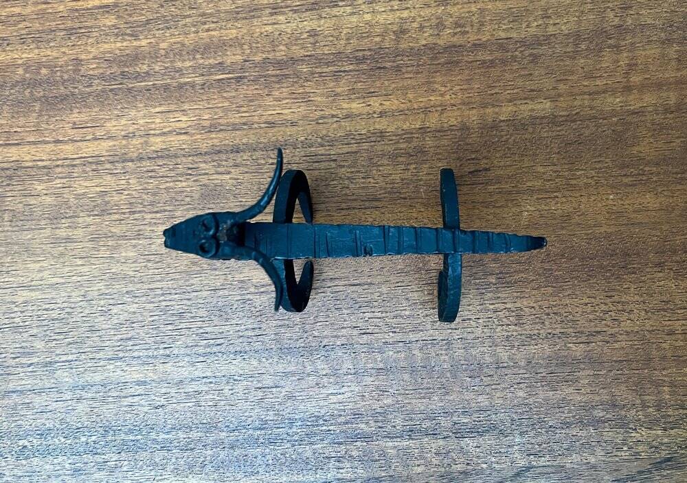 Animal sculpture, 1960s, wrought iron