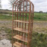 Rattan shelf