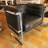 Leather armchair 1970s