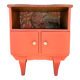 "Corail Bohème" bedside table – vintage relooked, 1940s / 1950s