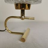 Brass and glass lamp
