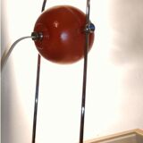 Lampe à poser vintage 1980 eyes ball red