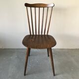 Suite of 6 chairs bistro Menuet by Baumann, circa 1970.