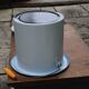 White enamelled bucket