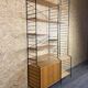 1960s 1970s Ash Shelving System Wall Unit from WHB Germany