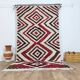 Handmade moroccan berber rug 254 x 136 cm