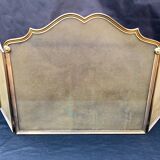 Old fire screen and accessories brass fireplace 1940 spark arrest fireplace firescreen