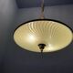 Vintage Bronze & Glass Light Pendant Light, 1950s