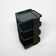 Neolt Superstile Trolley Tall 1970s Italian Design in Glossy Black