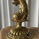 Lampe dauphin en bronze doré style Louis XV
