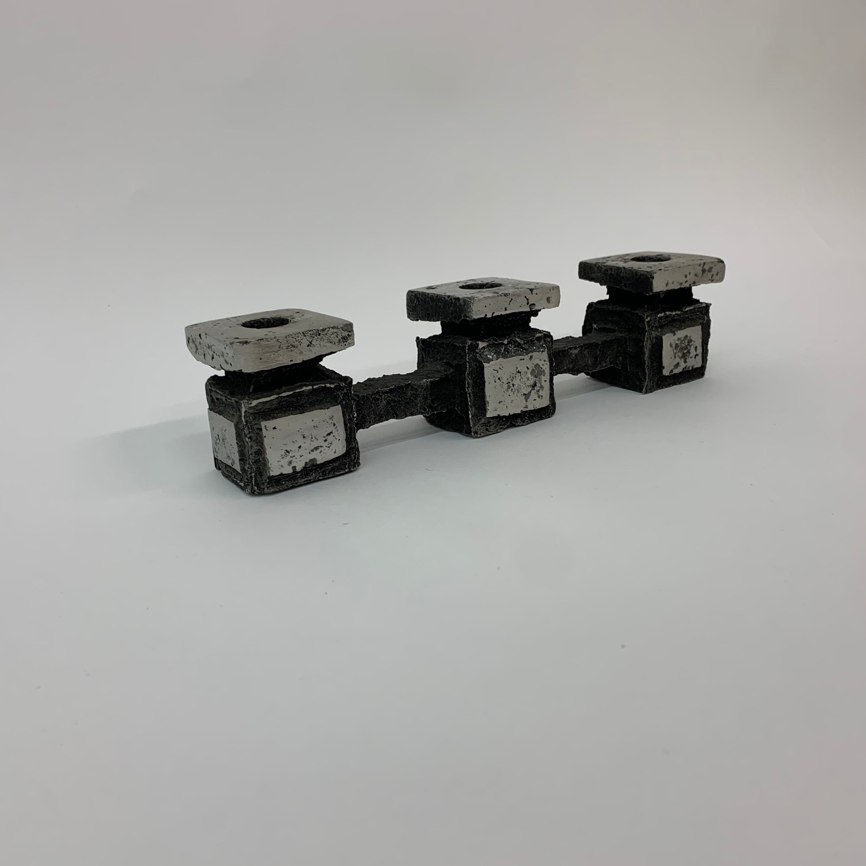 Mid-century design brutalist candle holder , 1970’s