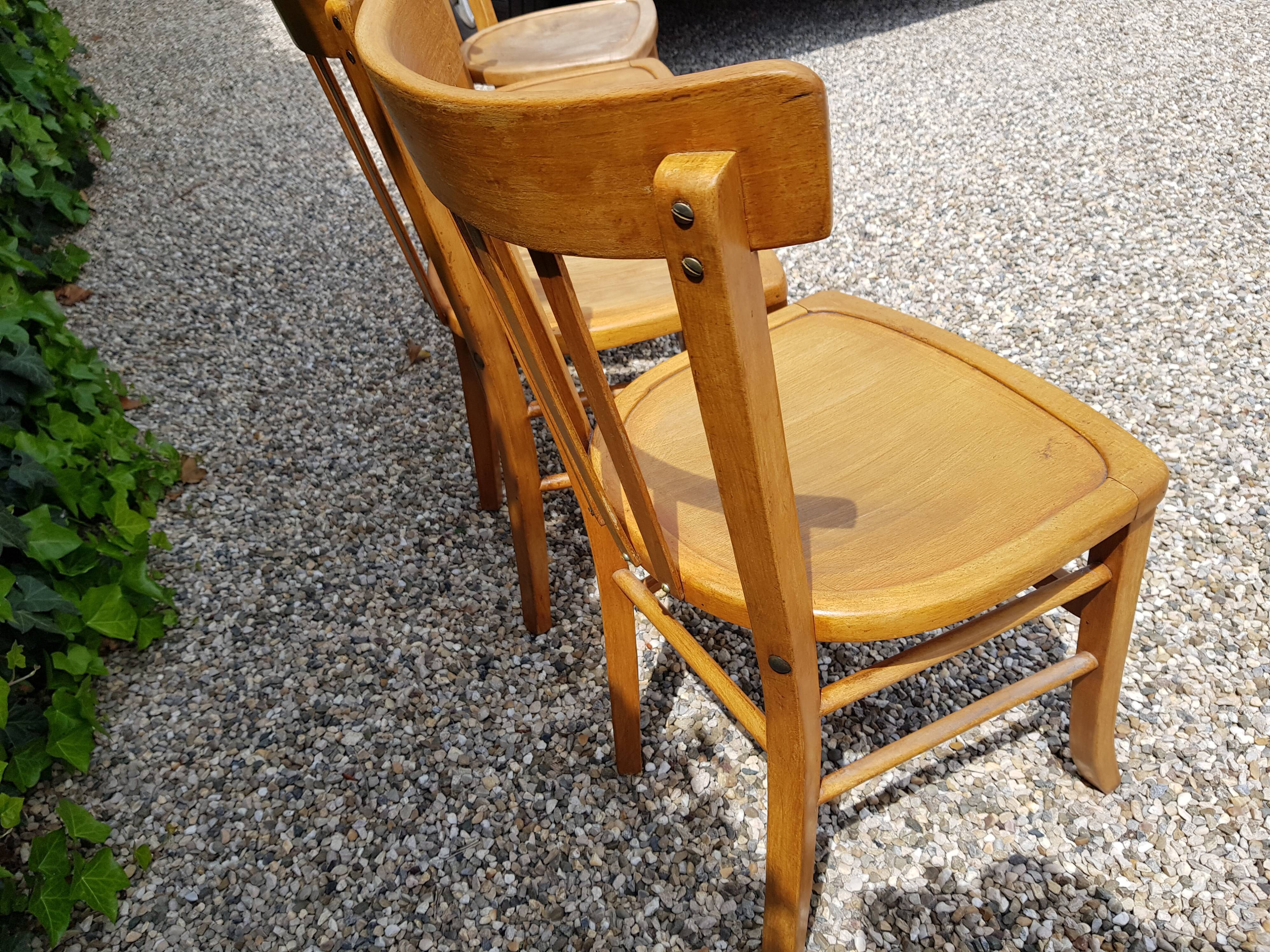 Old bistro chairs
