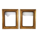 Pair of gilded wooden frames