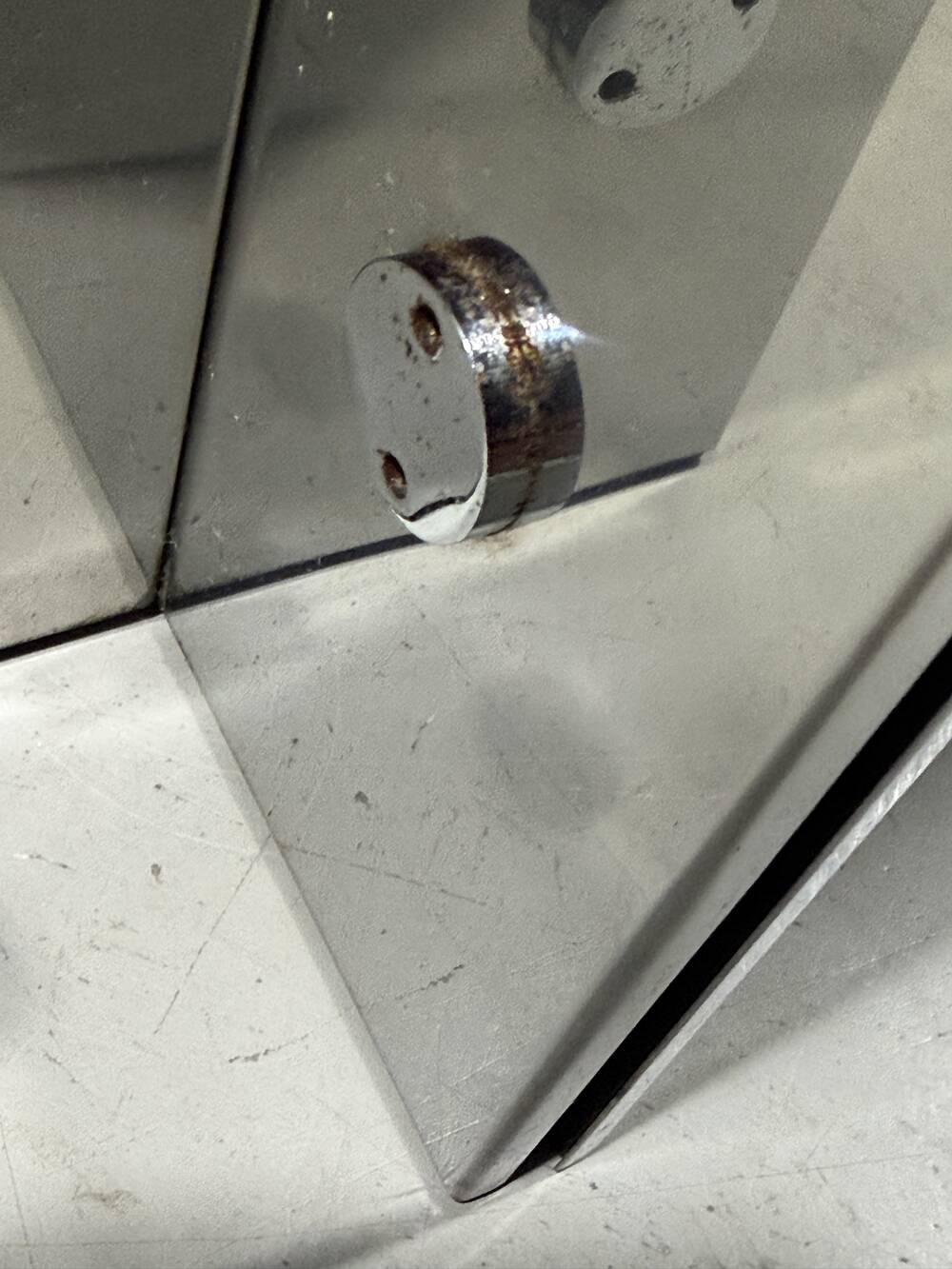 Chrome plated & smoked glass low coffee table 1960’s