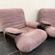 Pair of armchairs / lounge chairs Marsala Ligne Roset