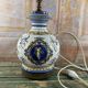 Lampe ancienne en faïence attribuée à Gien – décor Renaissance