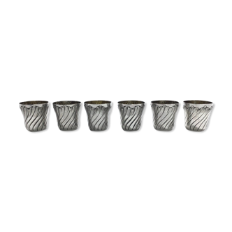 Ravinet Denfert - Silver Liquor Cups