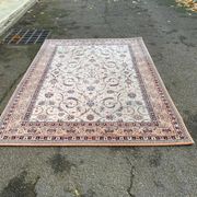 Tapis persan laine beige marron Keops Saint Maclou 170x240