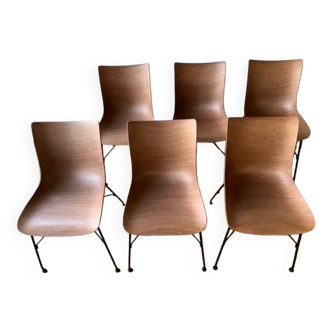 Chaises P/Wood Kartell Starck