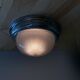 Wall light ceiling light thick glass chrome metal support