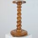 Vintage turned wooden spiral flower support