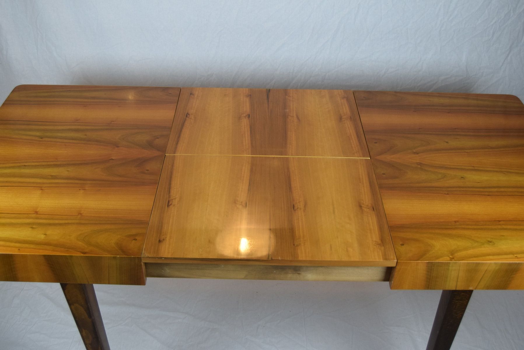 Table dining room in teak & four chairs 1960 s