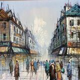 Painting signed Duchamp rue parisienne