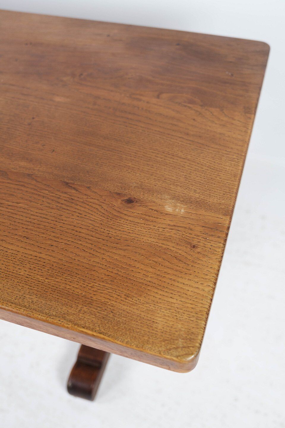 Table basse en chêne des années 1970