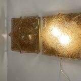 Pair Murano Ceiling or Wall Lamp, 1970s
