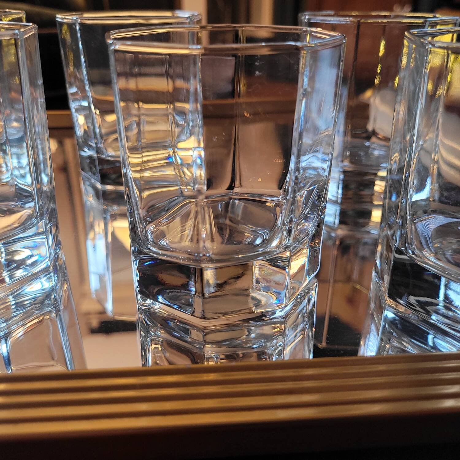 7 Octime Luminarc glasses – 1980s