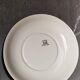 Ceramic round serving dish of the Salins 50s, service "Golf-Juan"