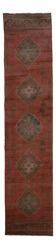 Tapis de couloir turc vintage 77x345 cm