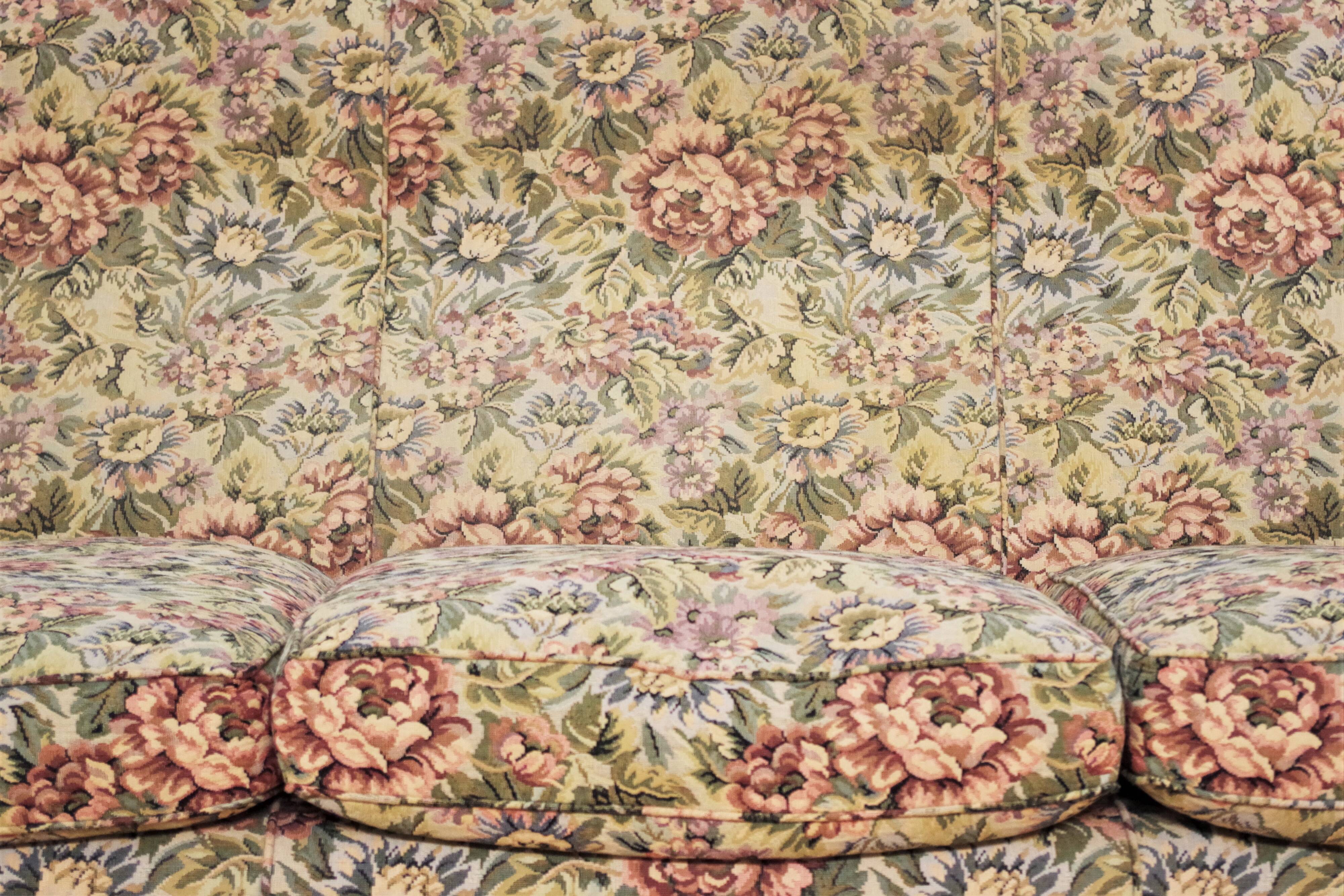 Baroque armchairs and sofa, 1950s, set of 3