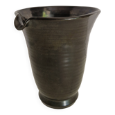 Pichet Accolay 1960s 1970s Enamelled Metallic Black