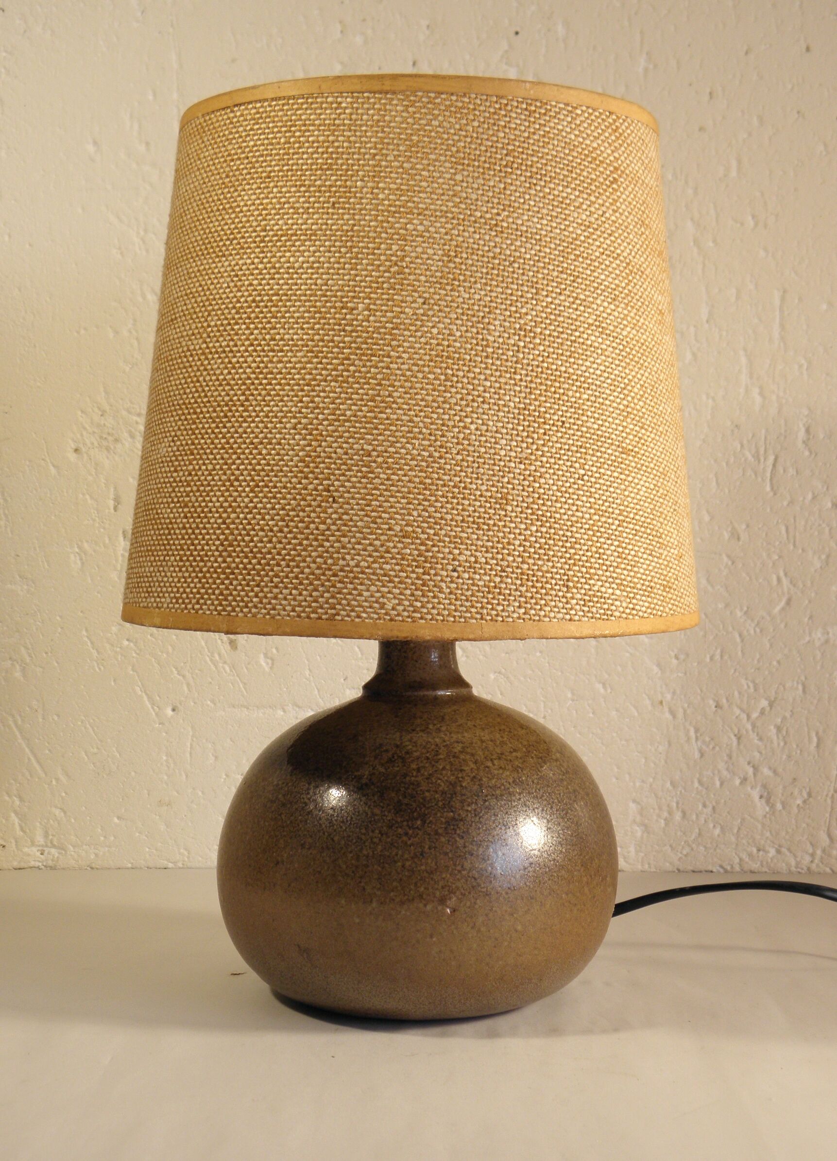 Stoneware lamp 70s