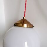 1950s opaline portable lamp