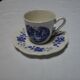 Assortment of 3 blue cups