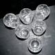 Set of 6 Lemberg Junon cut crystal whisky glasses near Chantilly