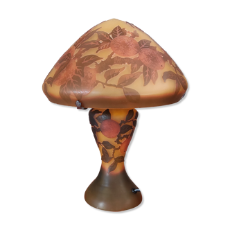 Mushroom lamp glass paste